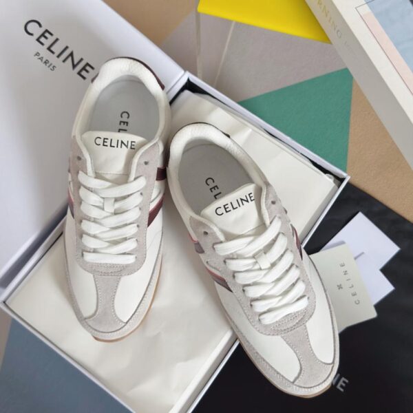 Celines neueste JOGGER-Moral-Trainingsschuhe, lässige Sportschuhe, weiße Schuhe