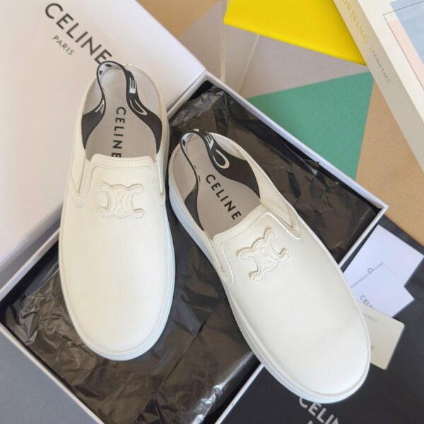 Celine Block Triomphe CR-03 elastische Plateauschuhe mit dicker Sohle, lässige Sportschuhe
