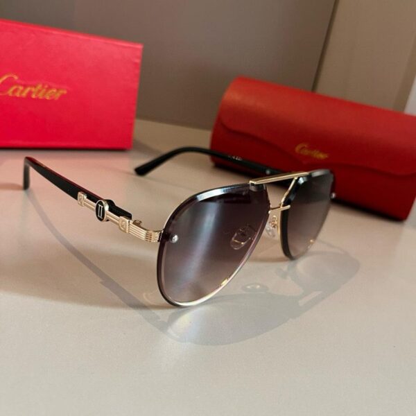 Cartier Edel-Sonnenbrille, Metallmaterial, Lichtbeschichtungsverfahren