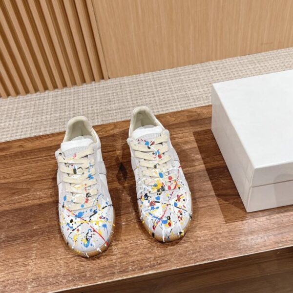 replica,schuhe,beste,kaufen,1:1,besten,seiten,Replik,turnschuhe,sneakers Graffiti Maison Margiela MM6 Retro-Moral-Trainingsschuhe für Paare