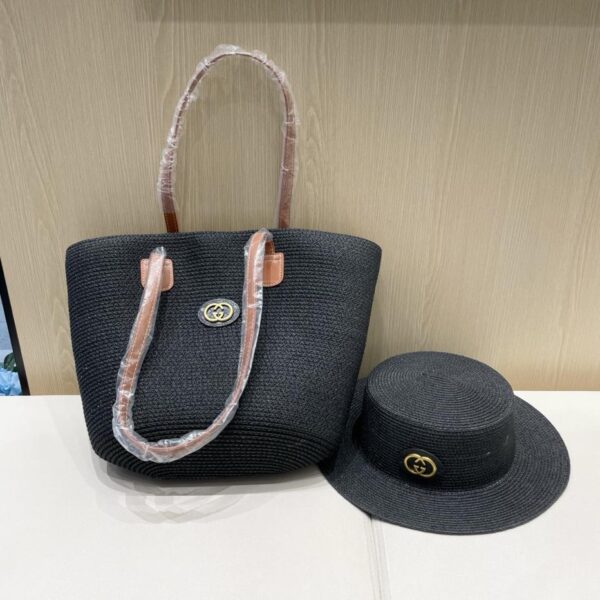 replica,schuhe,beste,kaufen,1:1,besten,seiten,Replik,turnschuhe,sneakers Gucci neue zweiteilige Retro-Einkaufstasche für Damen Xia Sen Strohtasche