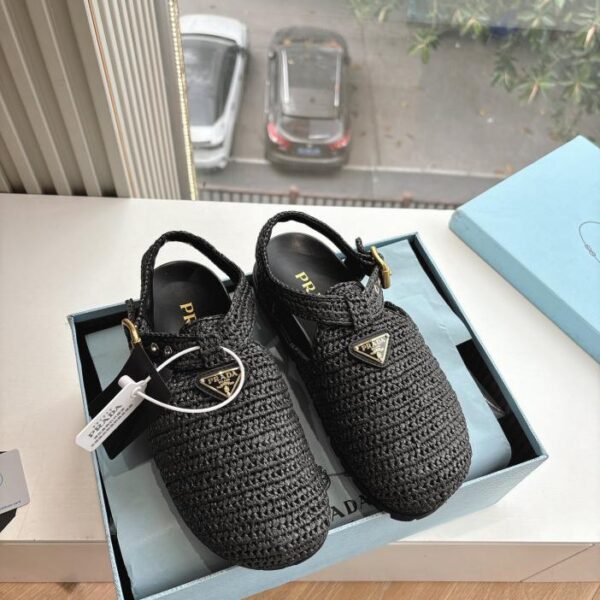 replica,schuhe,beste,kaufen,1:1,besten,seiten,Replik,turnschuhe,sneakers G036 neueste Serie Prada Boken Brotschuhe Baotou halbe Hausschuhe