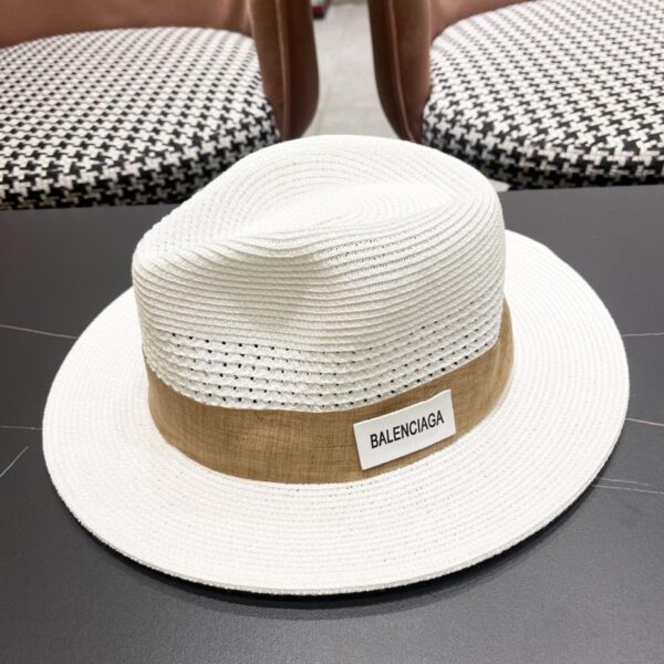 BALENCIAGA modischer Reise-Unisex-Jazzhut mit feinem Zopfmuster im koreanischen Stil