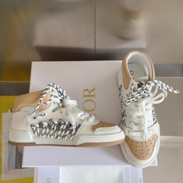 Top-Version: Diors neueste hohle High-Top-Freizeit-Sneaker der First-Serie für Paare