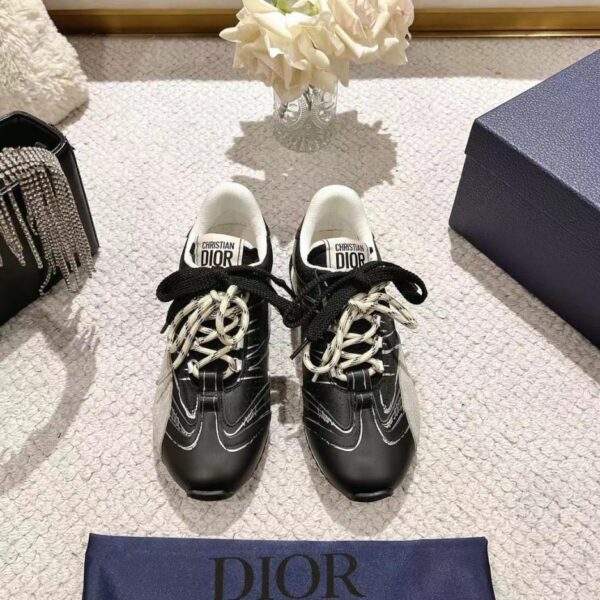 Dior Vibe Low-Top-Sneakers mit dicker Sohle