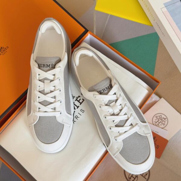 Top-Version Hermes Kid Serie Freizeit Sportschuhe Skateboard Schuhe weiße Schuhe
