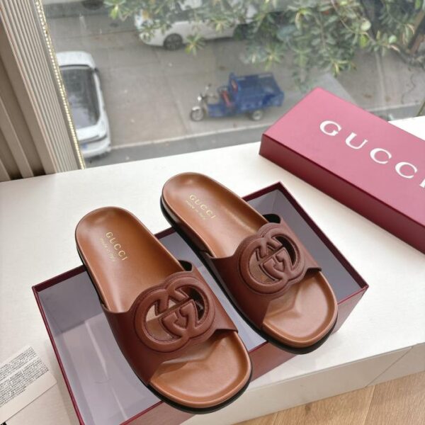 replica,schuhe,beste,kaufen,1:1,besten,seiten,Replik,turnschuhe,sneakers G335 Top-Version GUCCI Damen-Pantoletten mit dicker Sohle und geschlossener Spitze