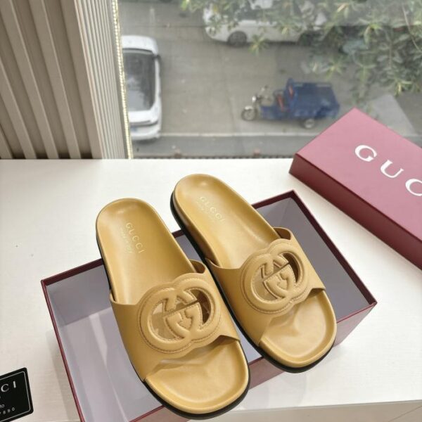 replica,schuhe,beste,kaufen,1:1,besten,seiten,Replik,turnschuhe,sneakers G335 Top-Version GUCCI Damen-Pantoletten mit dicker Sohle und geschlossener Spitze