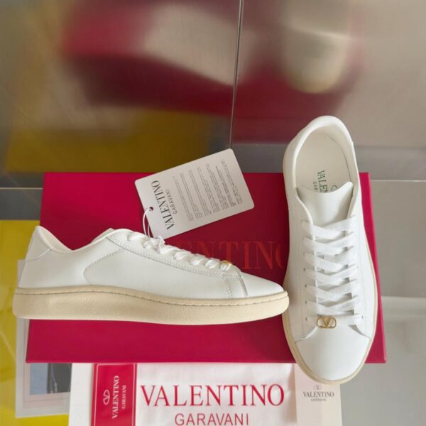 replica,schuhe,beste,kaufen,1:1,besten,seiten,Replik,turnschuhe,sneakers Valentino Royco Serie Cherry Cat Casual Sportschuhe weiße Schuhe Top-Version Paar-Stil (L8SWP)