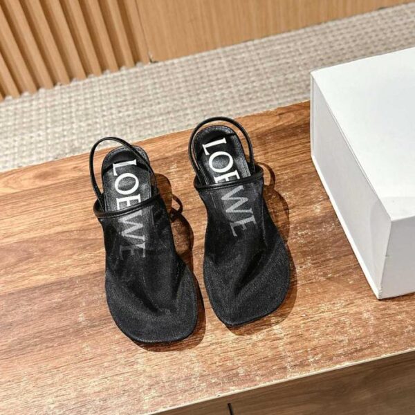 Loewe – neue Mary-Jane-Sandalen aus Netzstoff (ZGF7N)