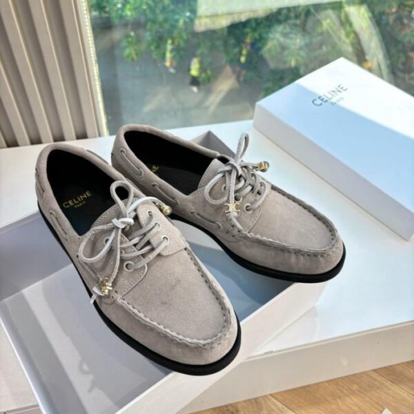 replica,schuhe,beste,kaufen,1:1,besten,seiten,Replik,turnschuhe,sneakers G187 CELINE Frühling/Sommer neueste Racer-Serie mühelose Loafer im Old-Money-Stil (3GBJG)