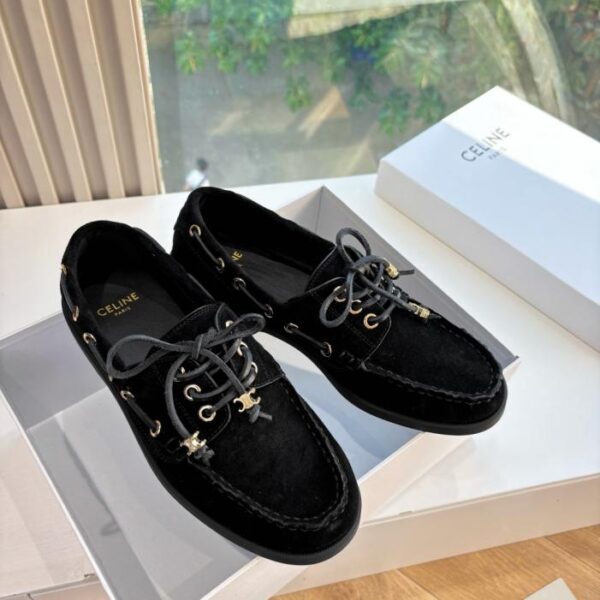 replica,schuhe,beste,kaufen,1:1,besten,seiten,Replik,turnschuhe,sneakers G187 CELINE Frühling/Sommer neueste Racer-Serie mühelose Loafer im Old-Money-Stil (ETFKB)