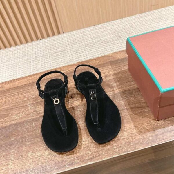 [Top-Version] Loro Piana flache Zehensandalen (7GKO2)