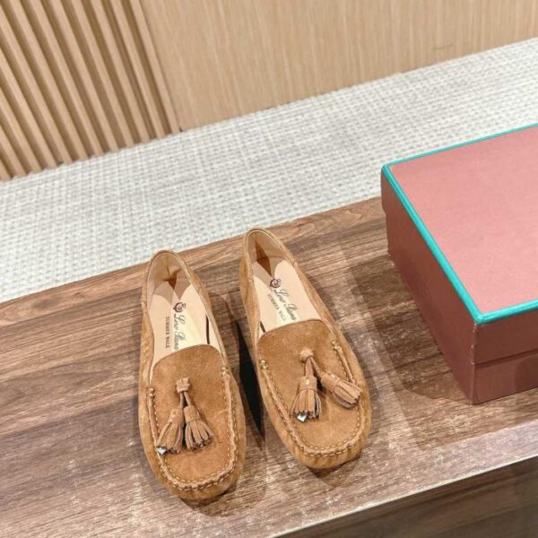 [Top-Version] Loro Piana klassische Quasten-Loafer (166RA)