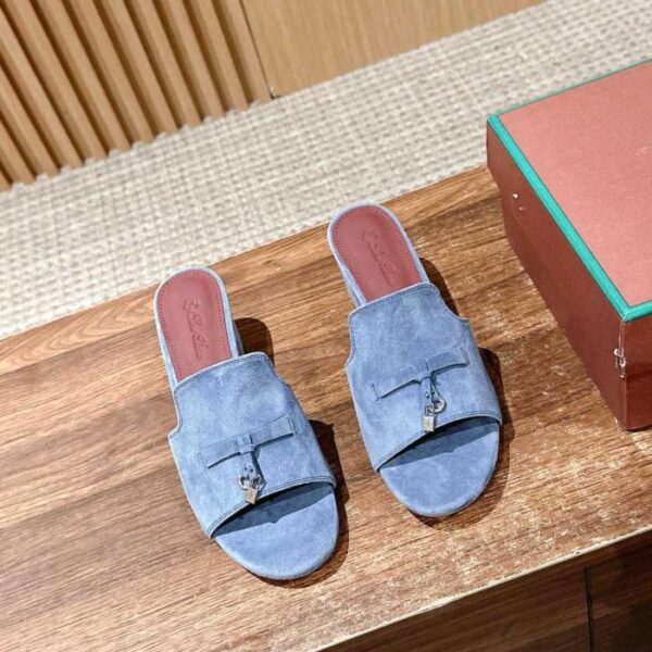 Loro Piana klassische Slipper mit Blockabsatz (BSBD0)
