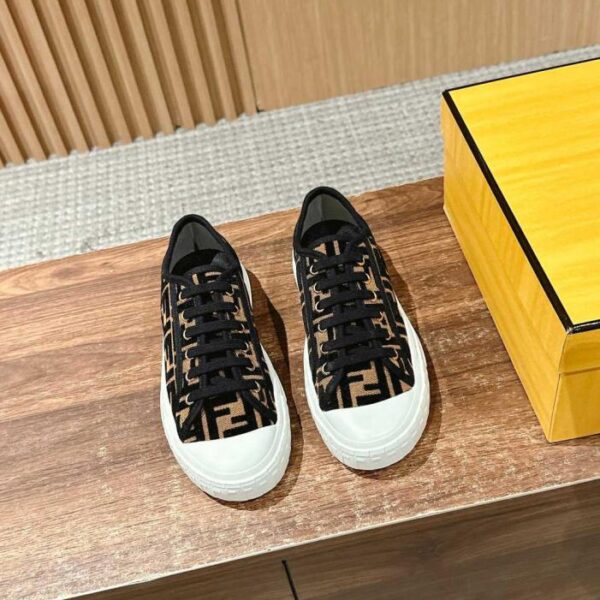 Fendi neue Canvas-Schuhe, lässige Sportschuhe (U55MV)