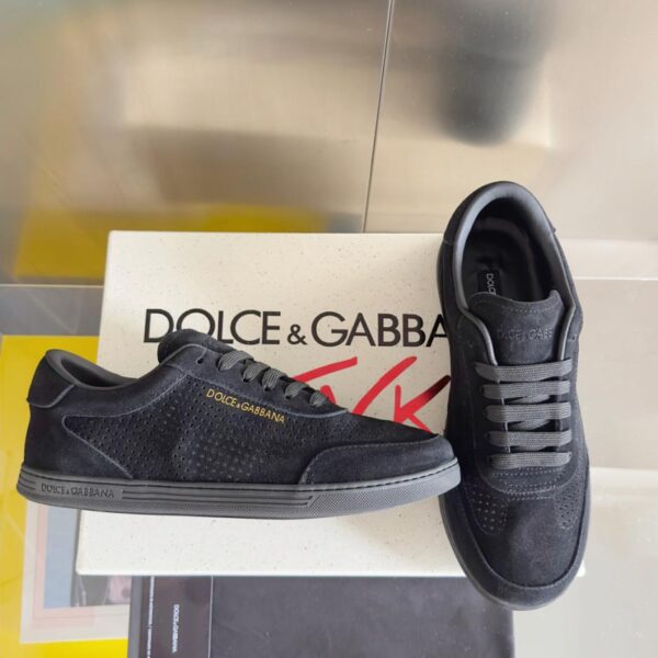 Dolce & Gabbana neueste atmungsaktive Punching Casual Sportschuhe Skateboard Schuhe Top-Version (Q7HDV)
