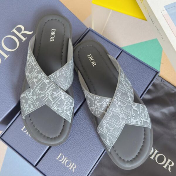 Dior neueste Alias-Serie Herren-Sandalen mit Kreuzriemen, Strandschuhe, Top-Version (9HMS2)