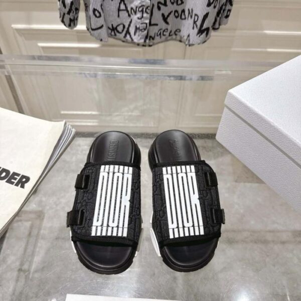 Diors neuster klassischer Klett-Slipper (NNM3R)