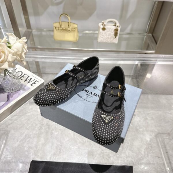 replica,schuhe,beste,kaufen,1:1,besten,seiten,Replik,turnschuhe,sneakers Prada New Diamond Mary Jane Ballerinas (Mary Jane Schuhe) (4TIBG)