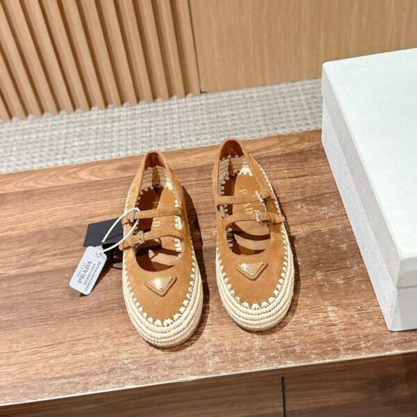 replica,schuhe,beste,kaufen,1:1,besten,seiten,Replik,turnschuhe,sneakers Prada Raffia Mary Jane Flats (F4TXB)