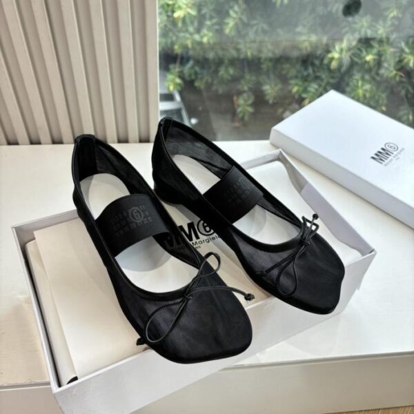 Maison Margie MM6 atemberaubende Ballerinas mit geteilter Zehenpartie G002, Top-Kaufversion (XHJHY)