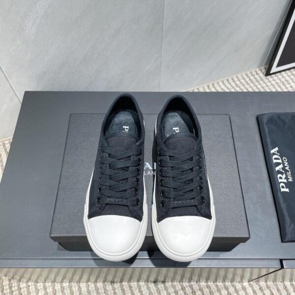 replica,schuhe,beste,kaufen,1:1,besten,seiten,Replik,turnschuhe,sneakers 《Exklusive Top Edition》PRADA Sommer Plateau Canvas Freizeitschuhe (UI3FA)
