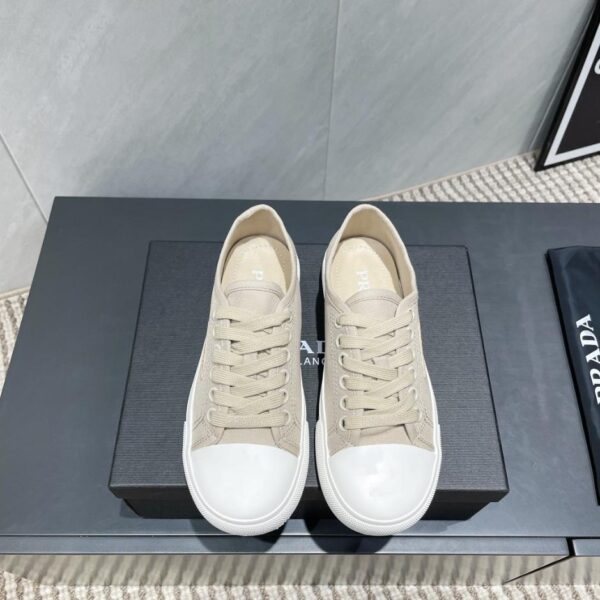replica,schuhe,beste,kaufen,1:1,besten,seiten,Replik,turnschuhe,sneakers 《Exklusive Top Edition》 PRADA Sommer-Plateau-Freizeitschuhe aus Canvas (WZE1F)