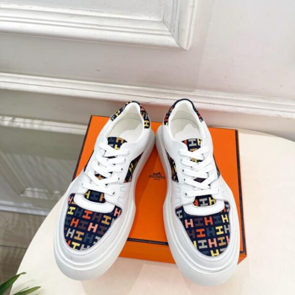 Hermes Counter neue klassische dickbesohlte Freizeitschuhe Sportschuhe Serie (3YA5F)