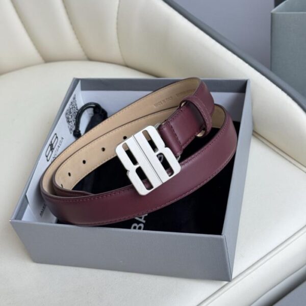 Balenciaga, 2,5 cm breites importiertes Kalbsleder mit Vintage-Hardware aus reinem Kupfer (RNJX4)