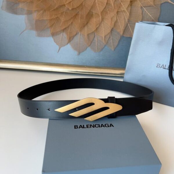 Balenciaga, Breite 3,5 cm, importiertes Kalbsleder mit Vintage-Hardware aus reinem Kupfer (JKILQ)