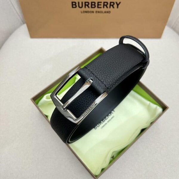 replica,schuhe,beste,kaufen,1:1,besten,seiten,Replik,turnschuhe,sneakers BURBERRY Herrengürtel aus genarbtem Leder mit Metallschnalle und beidseitiger Außenverwendung, 3,5 cm (U9AIC)