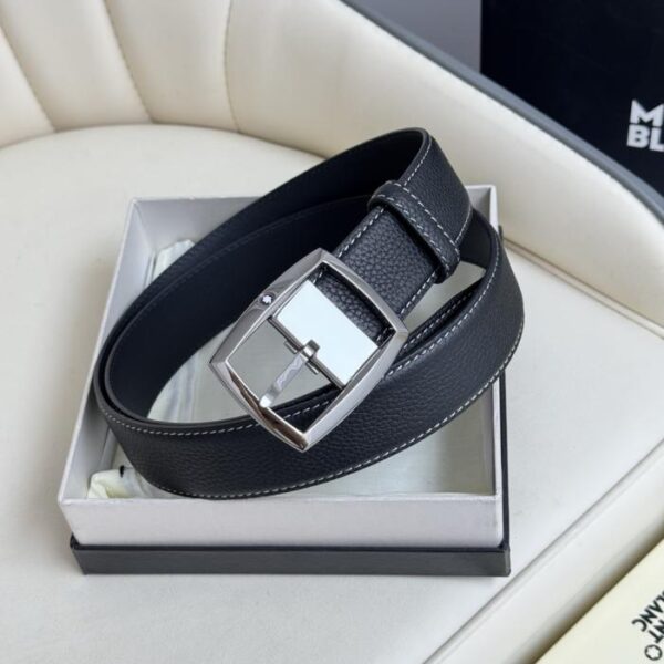 replica,schuhe,beste,kaufen,1:1,besten,seiten,Replik,turnschuhe,sneakers Montblanc 3,5 cm breit, aus vollnarbigem Rindsleder, mit hochwertiger Dornschließe und freiem Schnitt für Business-Casual-Kleidung (M26KV)