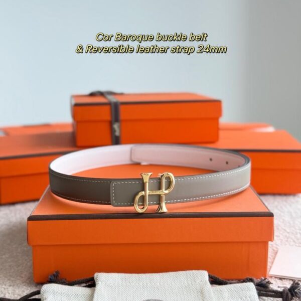 replica,schuhe,beste,kaufen,1:1,besten,seiten,Replik,turnschuhe,sneakers Neue Cor Baroque-Hardware mit importiertem Epsom-Leder, 24 mm Breite, Hermes-Damengürtel (REEVF)
