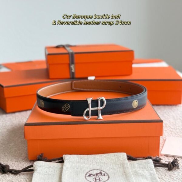 replica,schuhe,beste,kaufen,1:1,besten,seiten,Replik,turnschuhe,sneakers Neue Cor Baroque-Hardware mit importiertem Epsom-Leder, 24 mm Breite, Hermes-Damengürtel (UIQJI)