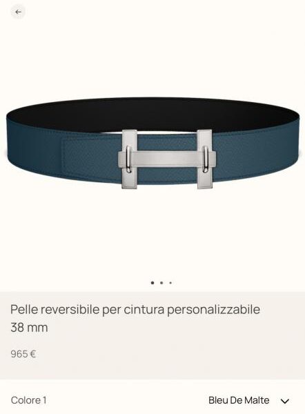 replica,schuhe,beste,kaufen,1:1,besten,seiten,Replik,turnschuhe,sneakers Hermes JUMPING Premium-Hardware mit importiertem Epsom-Leder, Schwarz + Preußischblau, 38 mm Breite, Herrengürtelzubehör (1GYFU)