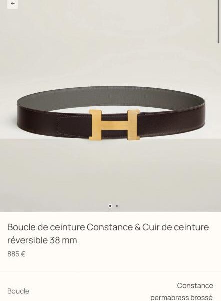 replica,schuhe,beste,kaufen,1:1,besten,seiten,Replik,turnschuhe,sneakers Constance Hardware, importiertes (Cumulonimbus Gray) Togo-Leder, 38 mm Breite, Herrengürtel (DMVHW)