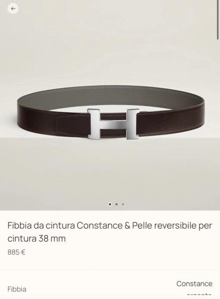replica,schuhe,beste,kaufen,1:1,besten,seiten,Replik,turnschuhe,sneakers Constance Boutique Hardware mit importiertem (Cumulonimbus-Grau) Togo-Leder, 38 mm Breite, Herrengürtel (V3J00)