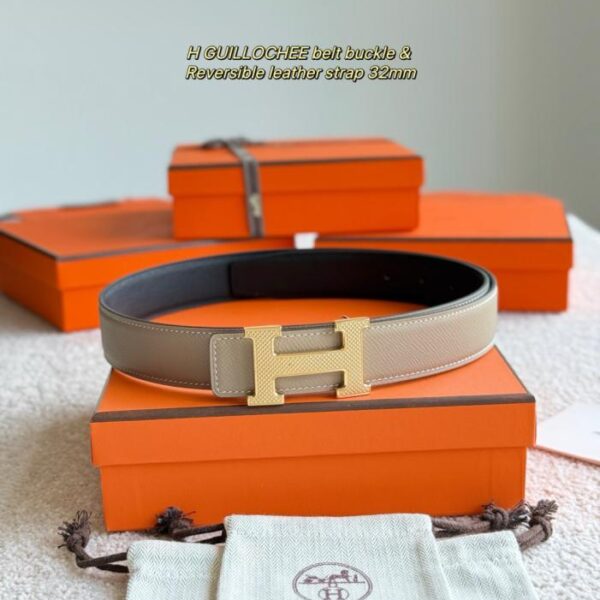 replica,schuhe,beste,kaufen,1:1,besten,seiten,Replik,turnschuhe,sneakers Hermes GUILLOCHEE Boutique-Hardware mit importiertem Epsom-Leder 32 mm Herrengürtel (AICWL)
