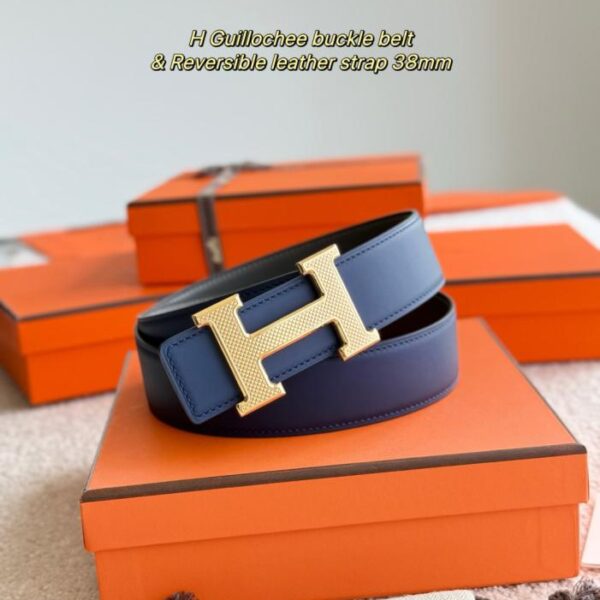 replica,schuhe,beste,kaufen,1:1,besten,seiten,Replik,turnschuhe,sneakers Hermes Guillochee Boutique-Hardware mit importiertem doppelseitigem mattem Kalbsleder, Breite 38 mm, Herrengürtel (9ANMK)