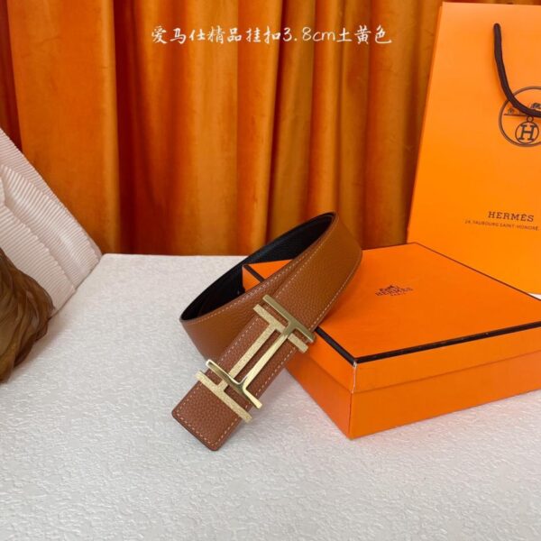 replica,schuhe,beste,kaufen,1:1,besten,seiten,Replik,turnschuhe,sneakers Hermes Original 3,8 cm breiter importierter Originalgürtel doppelseitig (E7BUX)
