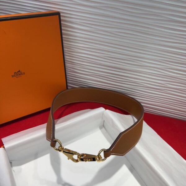 Hermès Kelly Taschen-Schultergurtdetails des Swift- und Epsom TC-Leder-Schultergurts (W1DT7)