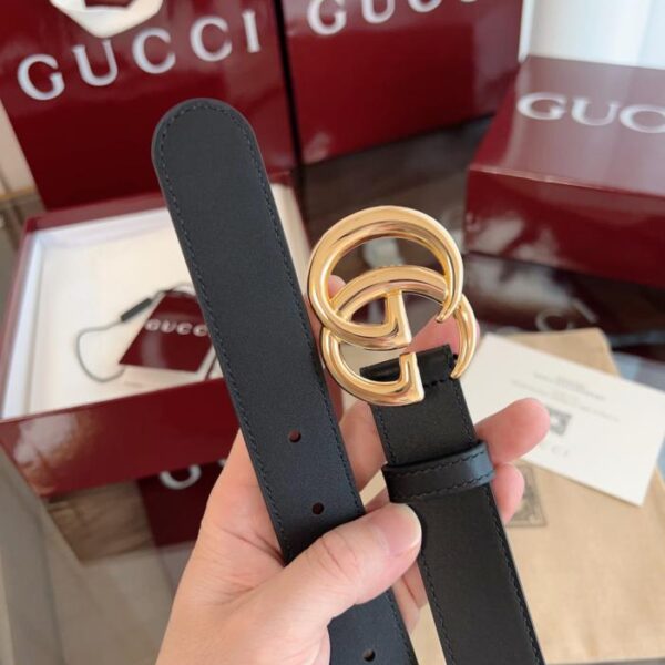 GUCCI Oberschicht Kalbsleder Breite 3,0 cm (Y183C)