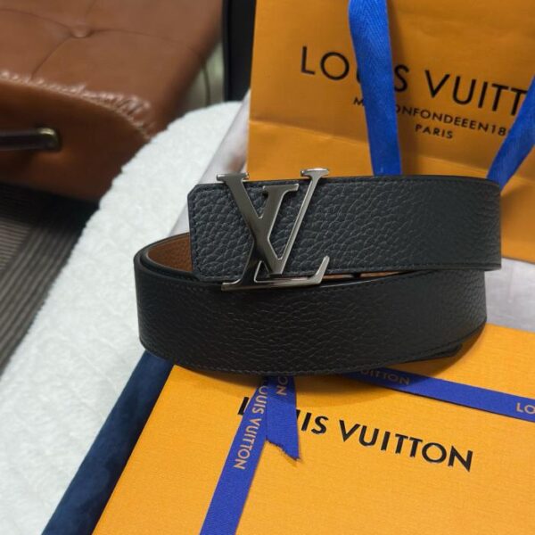 replica,schuhe,beste,kaufen,1:1,besten,seiten,Replik,turnschuhe,sneakers LV Louis Vuitton Wende-Lychee-Togo, Breite 4,0 cm, Luxus-LV-Schnalle (07VU4)