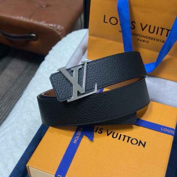 replica,schuhe,beste,kaufen,1:1,besten,seiten,Replik,turnschuhe,sneakers LV Louis Vuitton Wende-Lychee-Togo, Breite 4,0 cm, Luxus-LV-Schnalle (BWSVR)