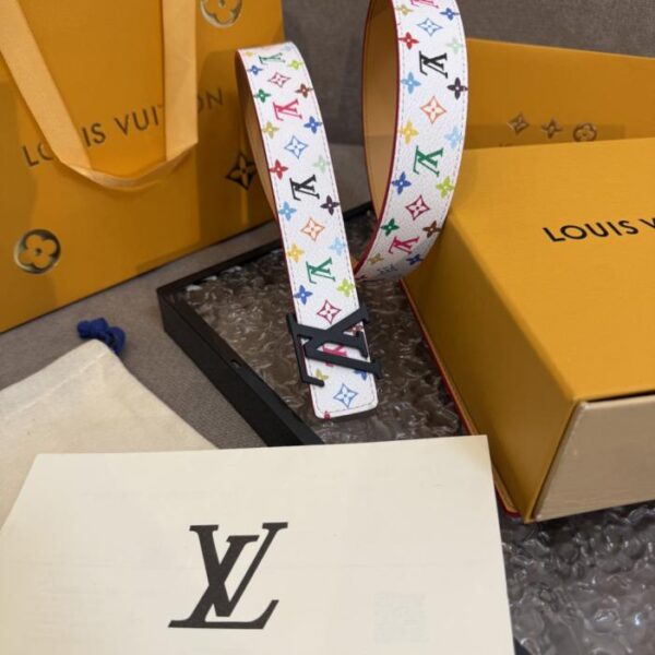 replica,schuhe,beste,kaufen,1:1,besten,seiten,Replik,turnschuhe,sneakers Murakami Takashi Tricolor LV-Gürtel 3,0 cm (PKKVJ)