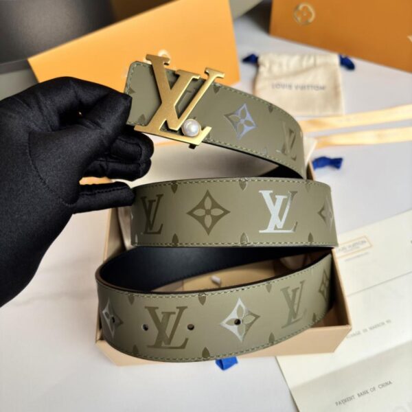 LOUIS VUITTON Neuankömmling Herren Original Gürtel Breite 40mm (FL7I2)