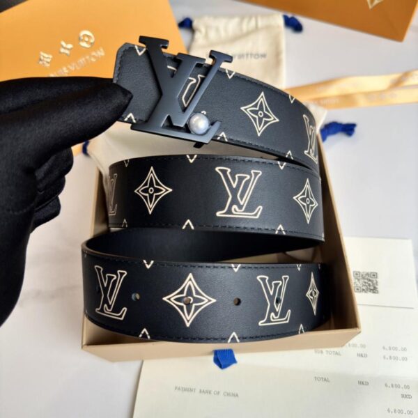 LOUIS VUITTON Neuer Original-Gürtel für Herren, 40 mm Breite (YMC6U)