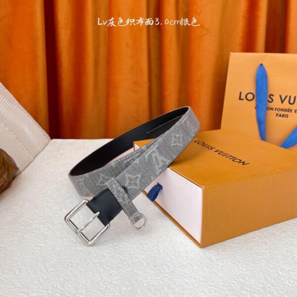 replica,schuhe,beste,kaufen,1:1,besten,seiten,Replik,turnschuhe,sneakers Louis Vuitton klassischer grauer Stoff mit Markenschriftzug in Originalqualität mit schwarzer Ledersohle, Breite 3,0 cm (ERJUZ)