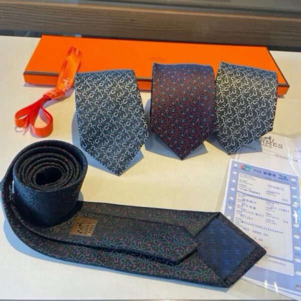 Neue Krawattenserie für Herren von Hermès, 100 % Top-Twill-Seide, handgefertigt, individuell anpassbar (YY1EL)